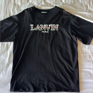 Lanvin Black Short Sleeve Tee